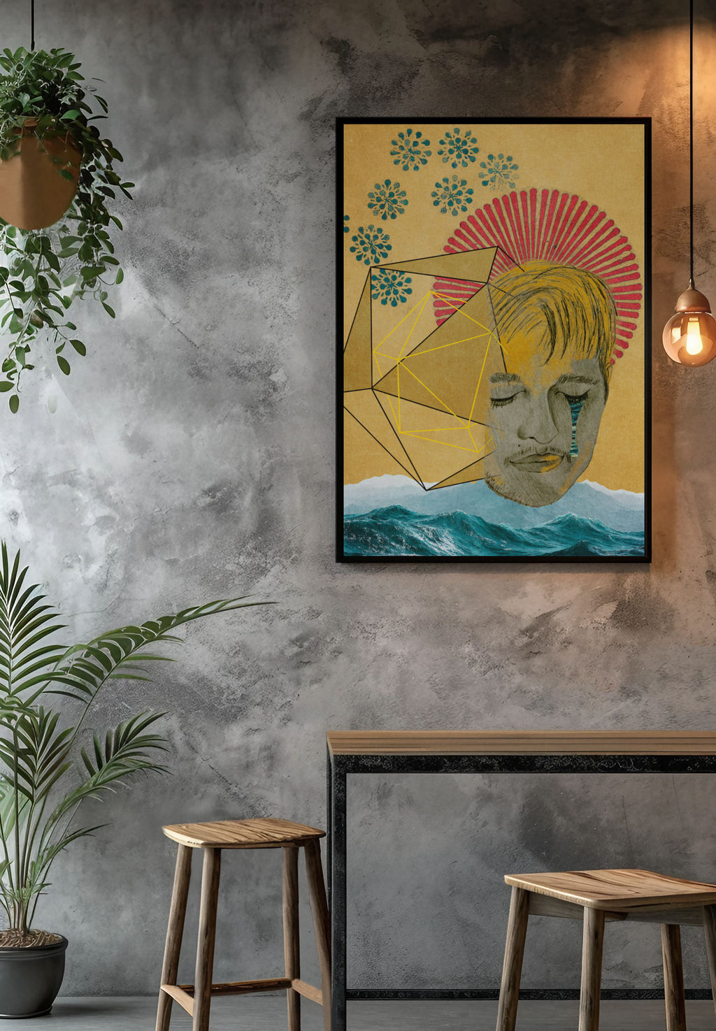 Mestrando o Naufragio Interior | Enhanced Matte Paper Framed Poster