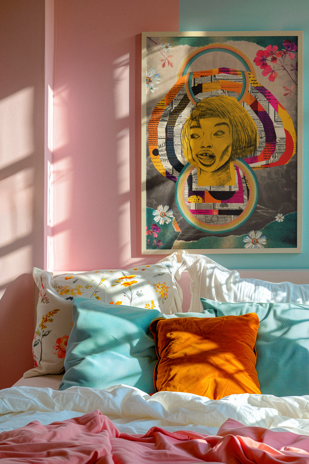 BLOSSOM RIOT | Enhanced Matte Paper Framed Poster