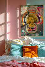 BLOSSOM RIOT | Enhanced Matte Paper Framed Poster