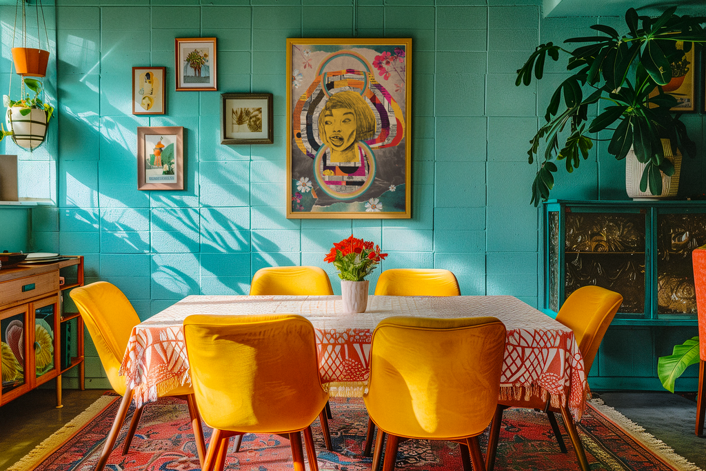 BLOSSOM RIOT | Enhanced Matte Paper Framed Poster