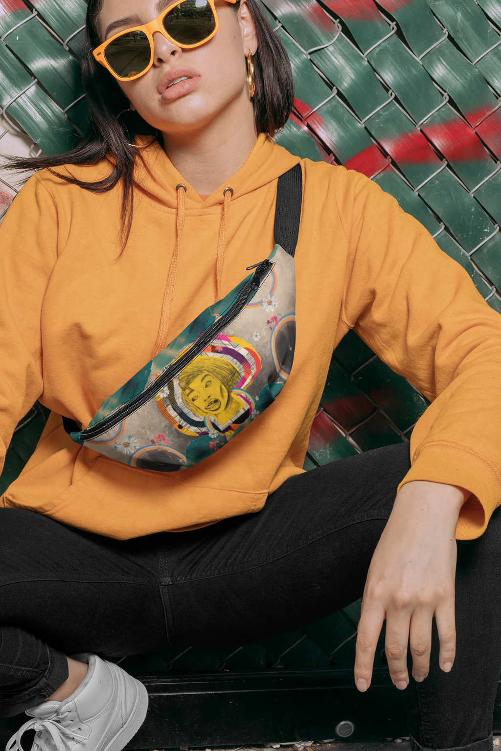 BLOSSOM RIOT | Bloom boom FannyPack all-over print