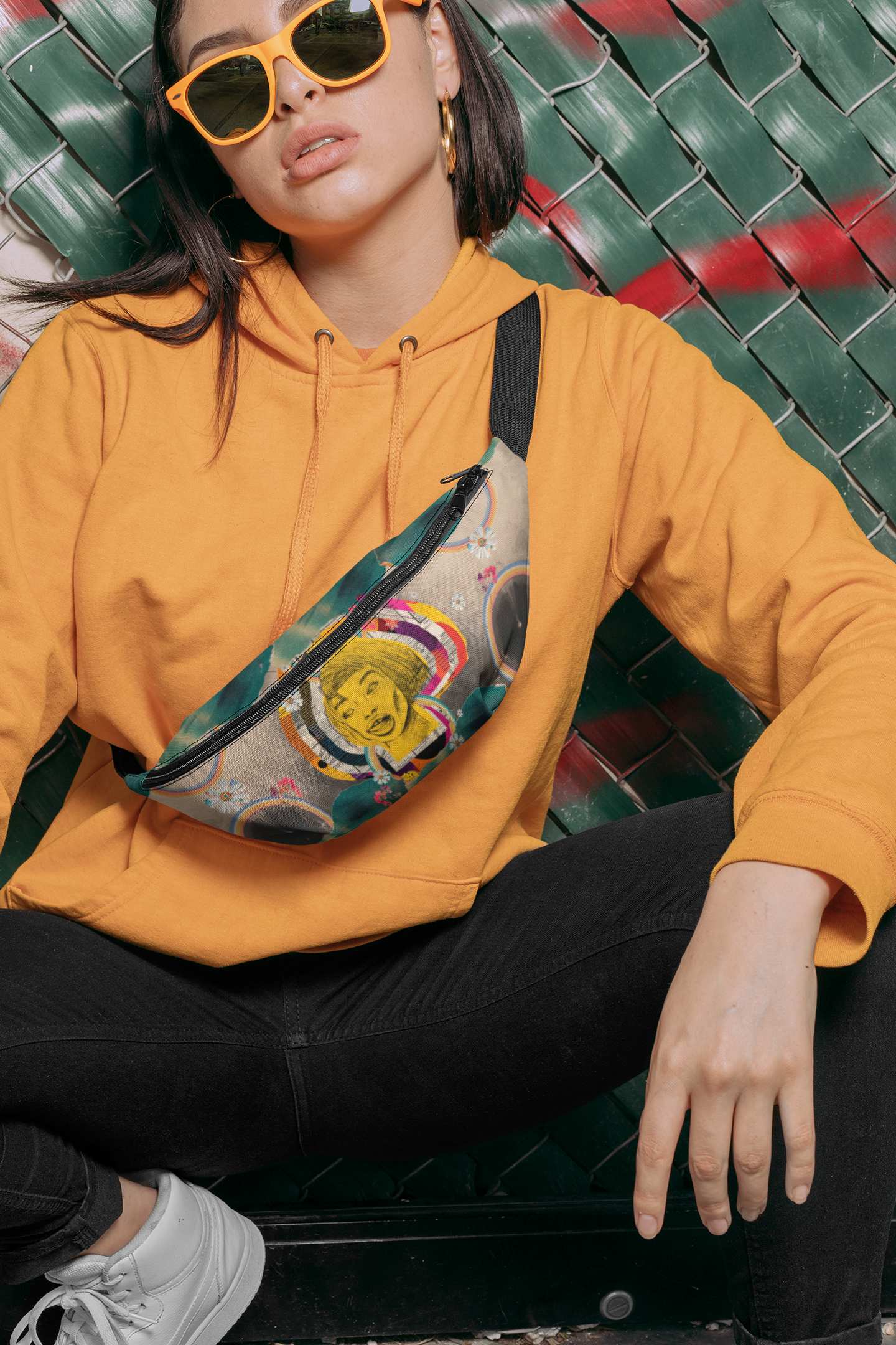 BLOSSOM RIOT | Bloom boom FannyPack all-over print